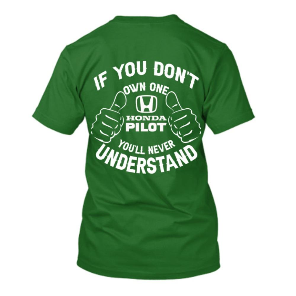 Honda Mens and Womens Tshirt Honda Pilot Summer Motorcycle Tee Racing Shortsleeved Spring Cycling Offroad Versatile Top
