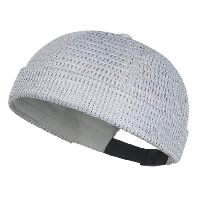 Atmungsaktive Mesh-Sonnenkappe mit verstellbarer Größe, schnelltrocknend, faltbare Docker-Kappe für Herren, für Freizeit und Outdoor-Aktivitäten
