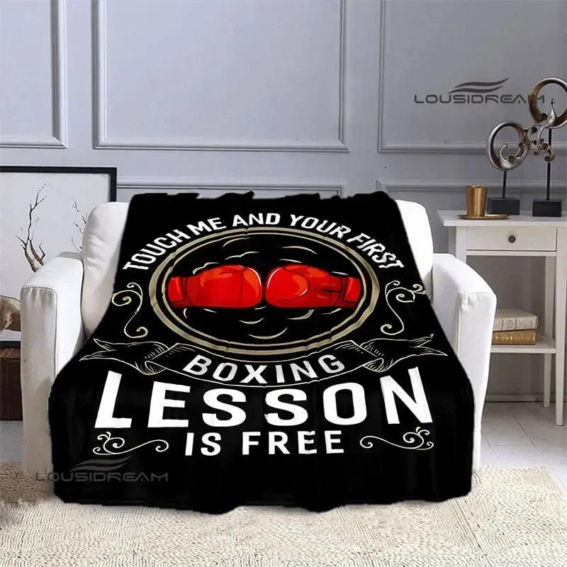 3D Boxing Printing Blanket blankets for beds Flange Warm blanket Home travel blankets bed linings birthday gift