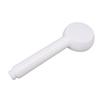 Rain Shower Head Simple Thicken Baking Process Handheld Shower Head with Ergonomic Handle for Bathroom White