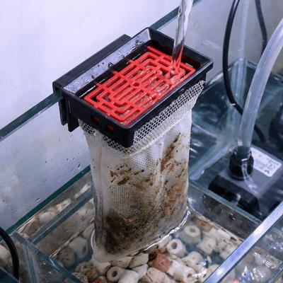 Efficient Filtration Aquarium Filter Bag Compact Filter Container  Water Circulating