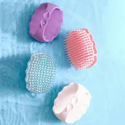 Silicone Shampoo Scalp Hair Massager Head Body Scalp Massage Brush Comb Hair Washing Comb Shower Brush Bath Spa Massage Brush