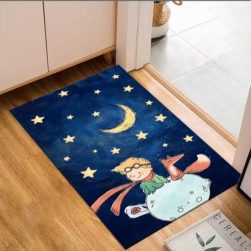 1PC Little Prince Carpet Floor mat, Anti-slip mat Chair rug For livingroom,Bedroom, doormat home decor Gift Christmas Gifts