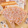 6Pcs Kawaii Capybara Stickers Cartoon Stickers Hand Account Album Diary Decoration Stickers Aesthetic Stationery Gifts