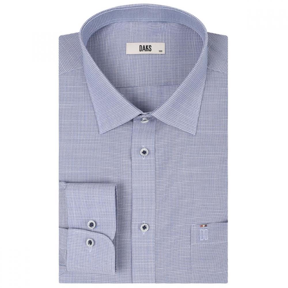 Daks 26ss Easy Care Wool Blend Micro Pattern Summer Regular Fit Dress Shirt Dms1 DMS1SHDL124-B1/95