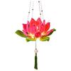 Chinese Style Lotus Lamp Twist Stick Handmade DIY Mid-Autumn Glowing Lantern  Children Gift