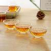 Japanese Hammer Pattern Glass Tea Cup Set With Heat-resistant Glass Tea Set Cup for Coffee Cups Wholesale Mug Glass Teacups