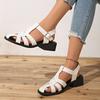 Women Breathable Flat Roman Sandals Outdoor