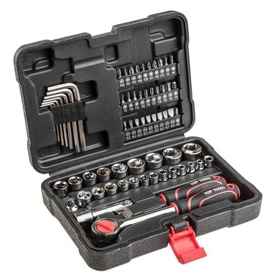Socket Wrench Set 1/4", 3/8", 63 Pcs.
