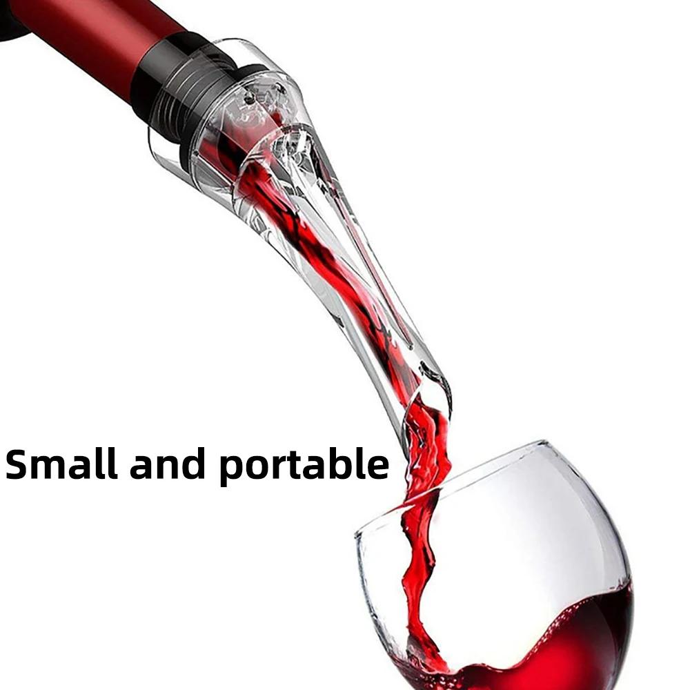 BOLTIFY Wine Aerating Pourer Spout Decanter Magic Wine Decanter Wine Aerator Quick Aerating Pouring Tool Pump Portable Filter