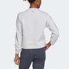 Adidas Sweatshirts Women's White Crew Neck Moderate Regular FR5980