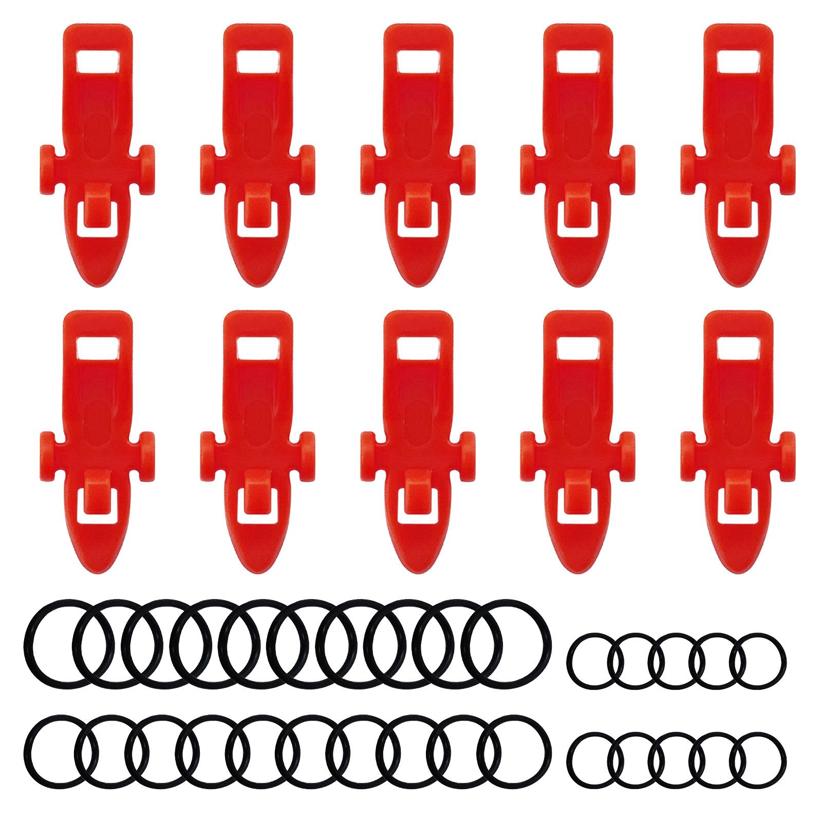

10 шт. держатель для рыболовных крючков с резиновыми кольцами 3-х размеров держатель для рыболовных крючков вешалка для приманок рыболовные снасти 1