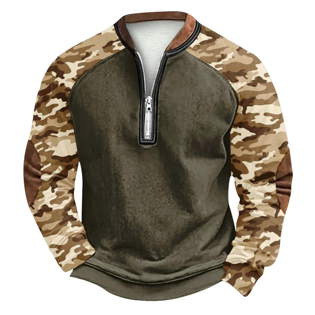 Men's Winter  Buckle Sweatshirt Men's Printed Men's Sweatshirt