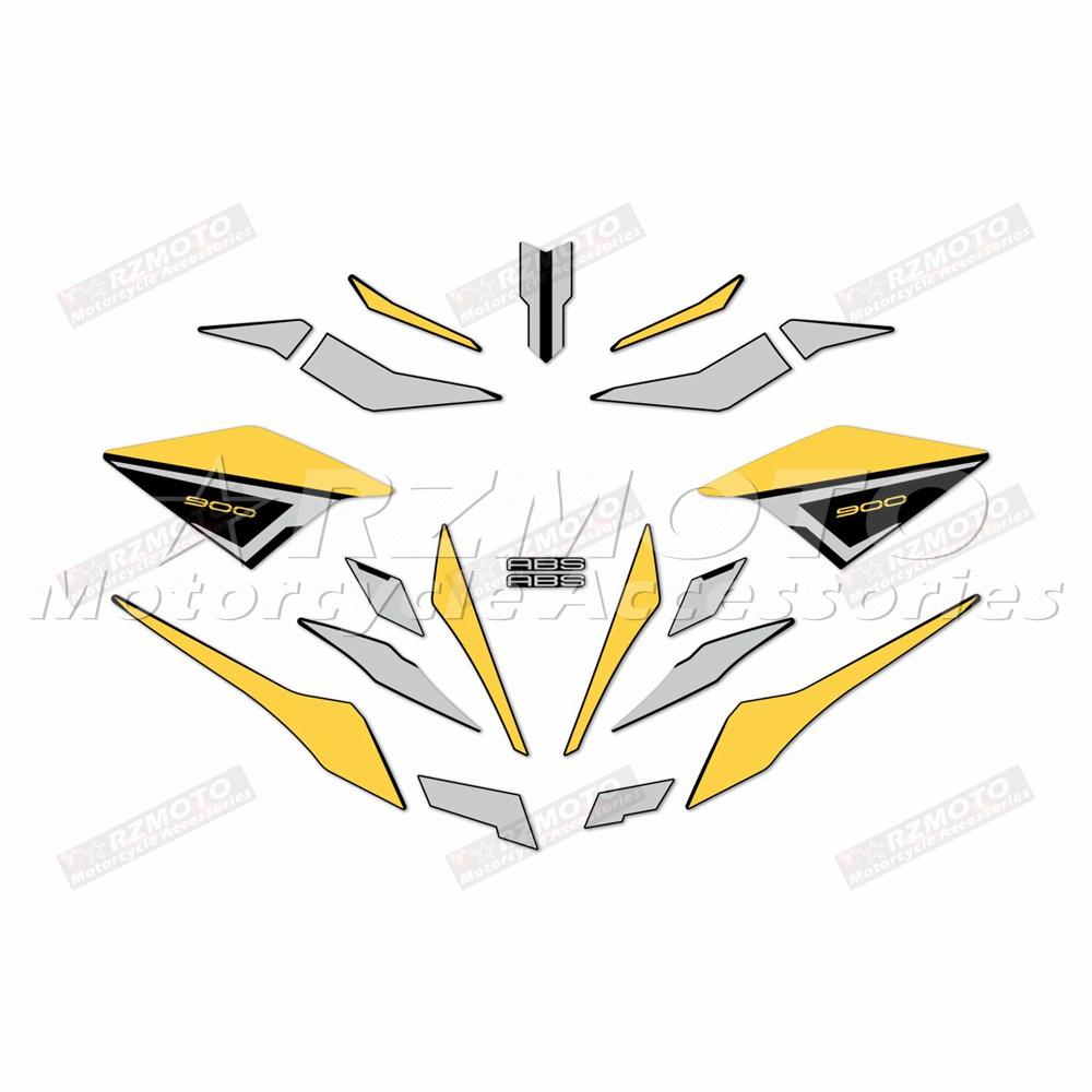 For Z900 Motorcycle Stickers Body Racing Decoration Fuel Tank Fairing Windshield Helmet Reflective Anti-Water Stickers