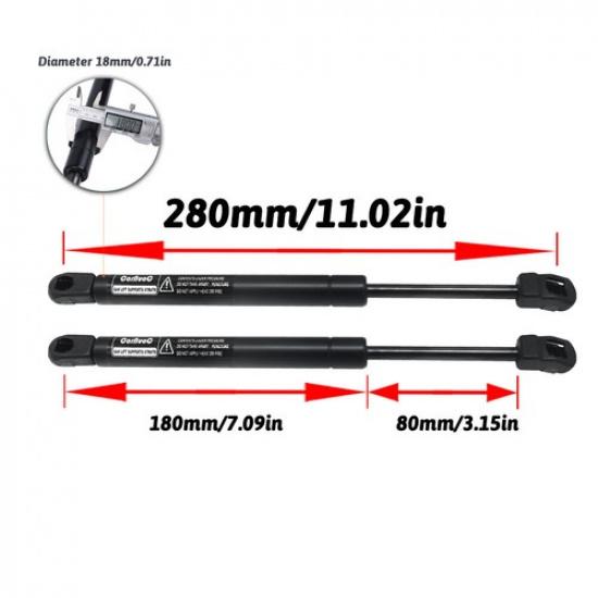 2Pcs Rear Trunk Lift Supports Gas Spring Shock Struts For Chevrolet Camaro Coupe