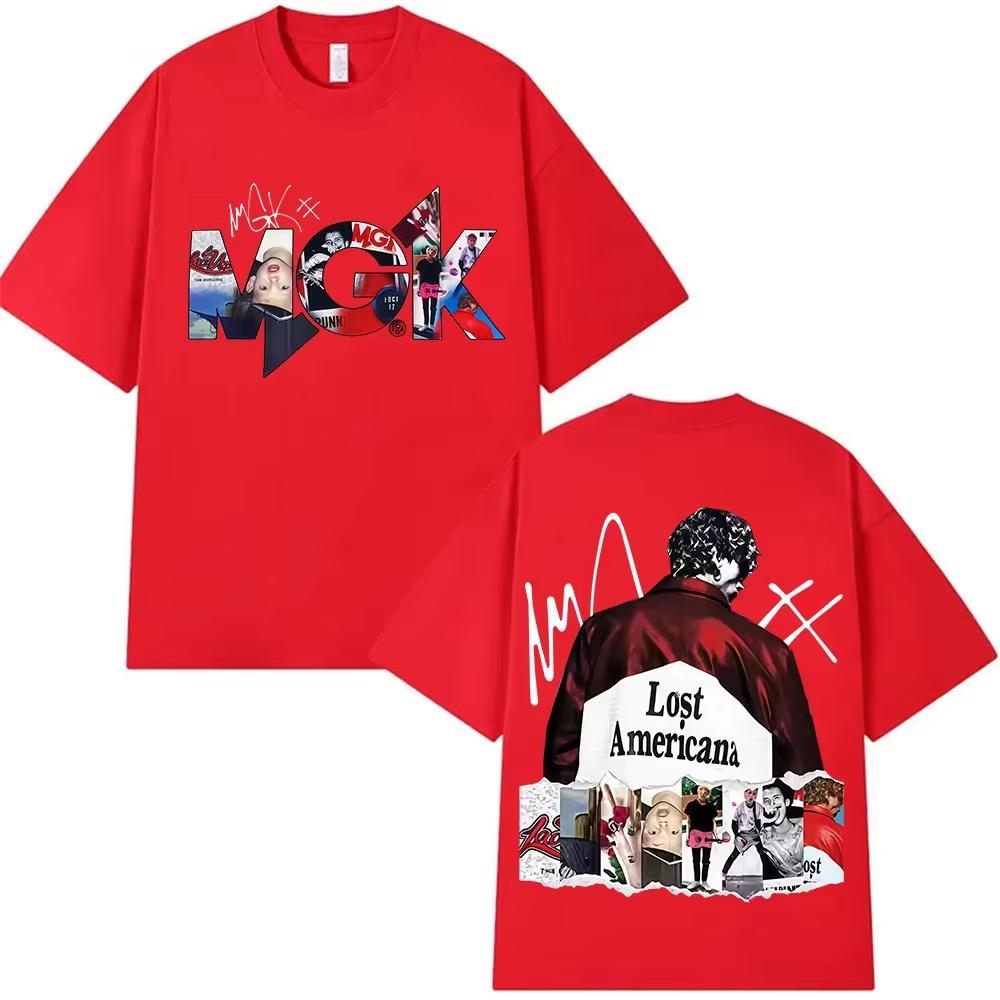 Limited Rap Machine Gun Kelly Tour New Album T Shirt Mans Clothing Hip Hop Streetwear Pop Music Short Sleeve Top Unisex