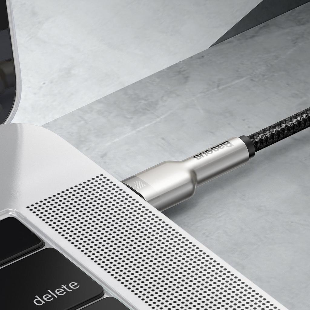 Kabel Usb-C Do Usb-C Baseus Cafule, 100W, 1M (Czarny)