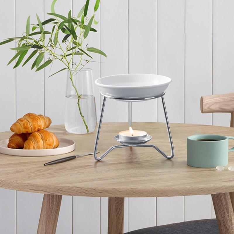 Decorative Ceramics Essential Oil Burners Aromatherapies Scent Diffuser Tealight Candle Holder Rack for Meditations Room
