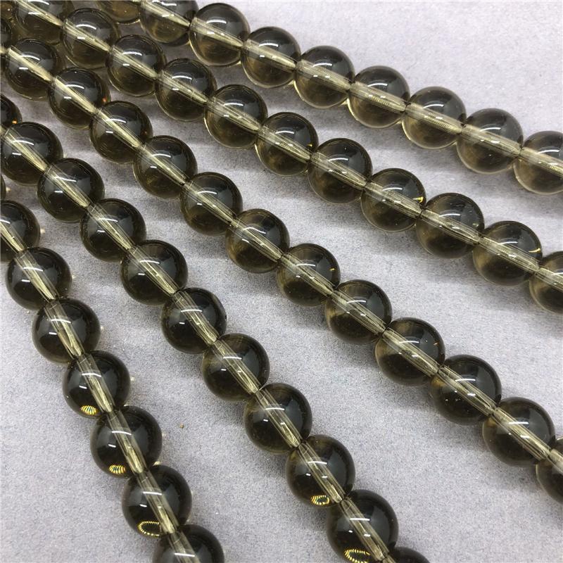 Braune Imitation Kristallperlen DIY Armband Halskette Schmuck Lose Perlen