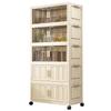Thickened Foldable Multilayer Plastic Baby Wardrobe and Clothes Storage Cabinet