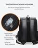Large-Capacity PU Leather Backpack for Business, School, and Travel