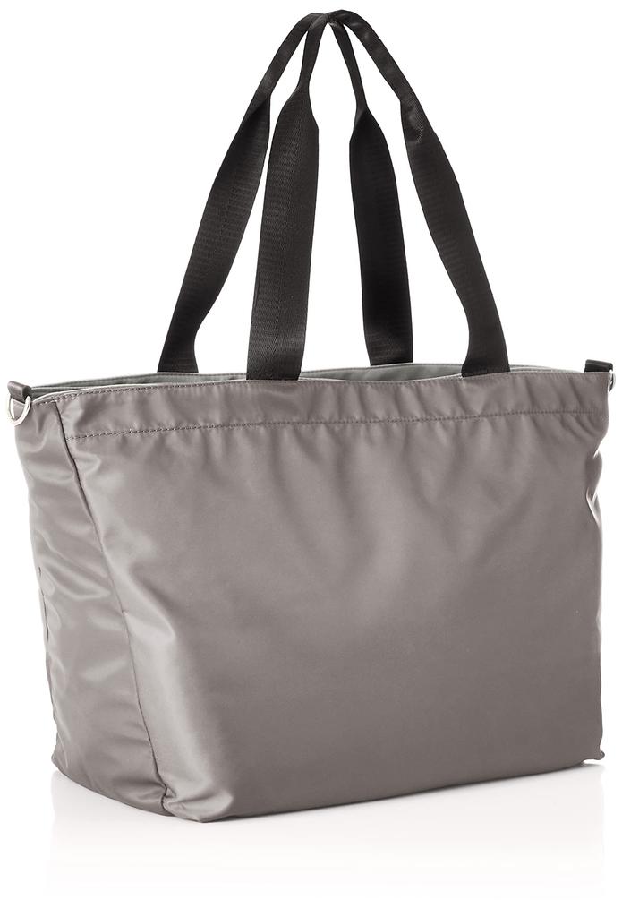 OZOC Soria 50267 Shoulder Tote Gray Women's Bag, Bag, 2-Way, Crossbody/Shoulder Bag, Water-Repellent Nylon,