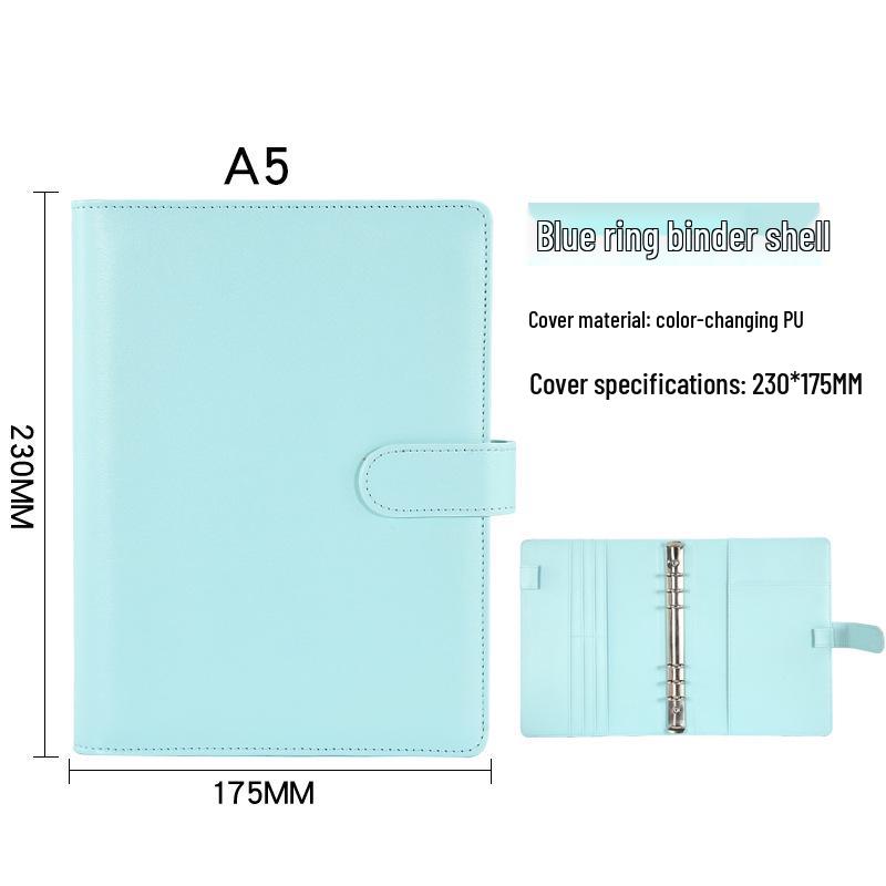 Macaron Minimalist Loose-Leaf Notebooks: A5, A6 Travel, and A7 Pocket Korean Creative Stationery Budget Books
