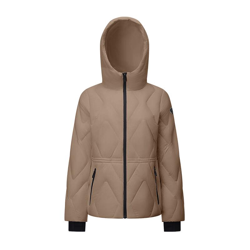 

Qianrengang Women s Slim-Fit Hooded Down Jacket L (170)