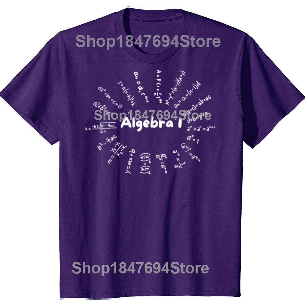 

Funny Algebra Algebraic Formulas in Circular Pattern Graphic T-shirts Men Fashion Casual Tshirt Cotton Loose Oversized T Shirt 4XL