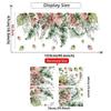 PVC Wall Sticker New Watercolor Green Leaf Tropical Plant Waterproof Living Room Bedroom Corner Decal Decal Leaf