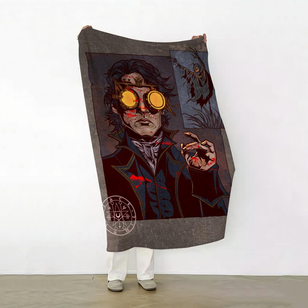 Movie S Sleepy H Hollow Throw Soft Warm Flannel Fleece Throw Blanket for Sofa Bed Travel Home 75cmx90cm