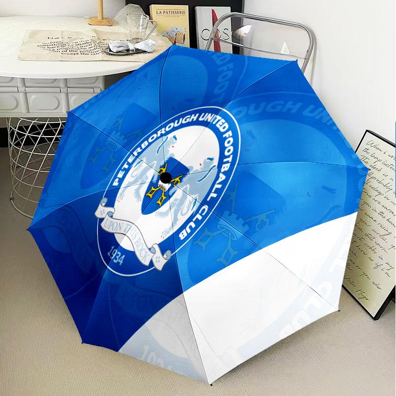 Peterborough Crest Automatic Folding Umbrella - 8-Rib Travel Umbrella with Auto Open/Close & Portable Gifts for holidays or birthdays