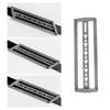 Leather Belt Hole Punching Template Tool Stainless Steel Belt Hole Punching Positioning Guide Ruler with Scale Marking