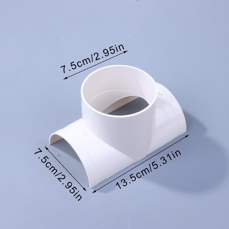 New PVC Open Tee Pipe Joint Repair Patch Drain Pipe Adapter Tube Connectors For Home Outdoor Industrial Plumbing Accessories