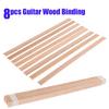 8-Pack Acoustic Guitar Strings Guitar Inlays DIY Luthier Tools Acoustic Guitar Decorative Parts and Accessories