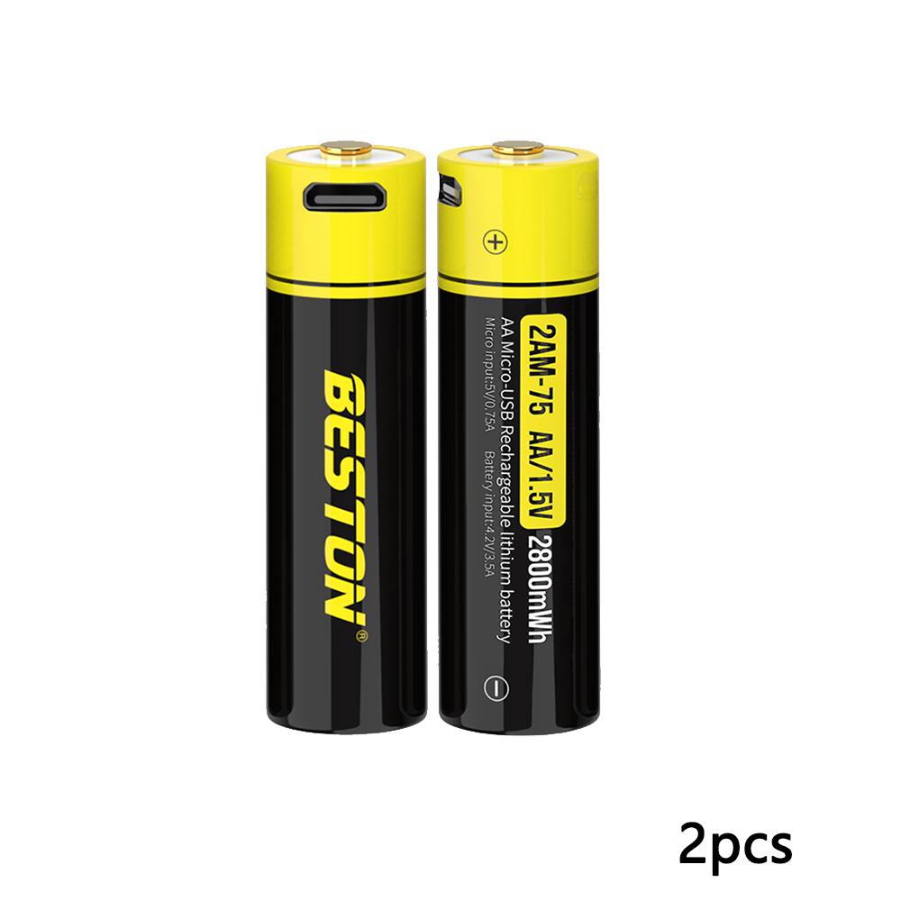 Multifunction AA Lithium Battery 2800mWh Toy KTV Battery 1.5V Constant Voltage Fast Charge USB Rechargeable Battery