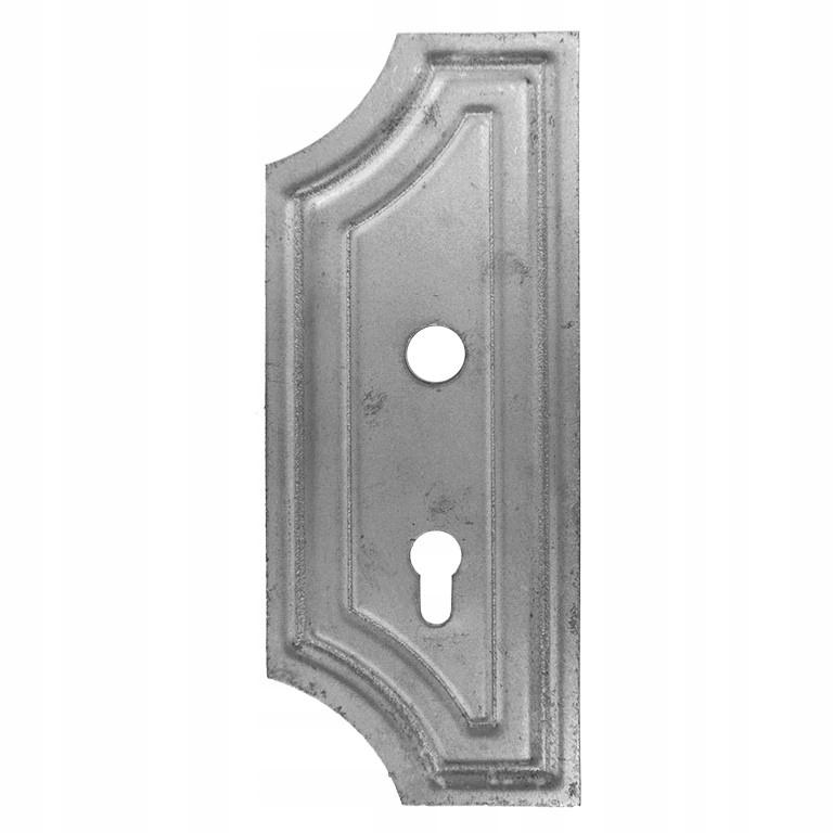 Szyld lewy 90 rozstaw otworów elementy kute 63.130.90 h280xl100 2,5mm