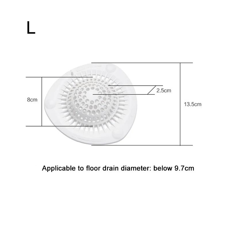 Shower Floor Drain, Hair Stopper Catcher, Kitchen Sink, Anti-blocking Bathtub Strainer Sewer, Outfall Filter Bathroom Supplies