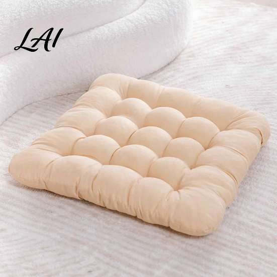 Pressure Relief Pad for Long Sitting Office Chair Cushion Breathable Seat Pad 40x40cm Soft Polyester Cushion Stuffed Floor Home Reading Nook