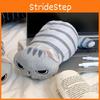 Cute Gray Cat Plush Pencil Case With Cartoon Design For Kids And Students