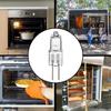 Lampadina alogena G4 12V 20W per forno, 500°C resistente alle alte temperature, durevole, lampadario, lampada da parete, lampadina di ricambio per fornello