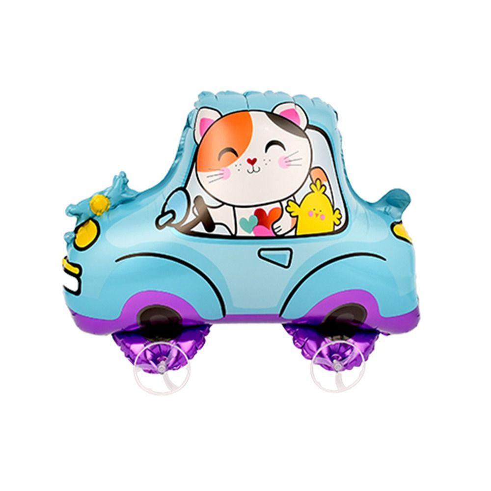 With Wheels Standing Foil Balloons Movable Design Animals Walking Balloon  Baby Shower Decoration