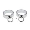 1 Paar Edelstahl Handschellen Metall Fußkettchen Fußfesseln Erotik SM Bondage Spiel für Erwachsene Paar Sklave Zurückhaltung Sexspielzeug Männer Frauen