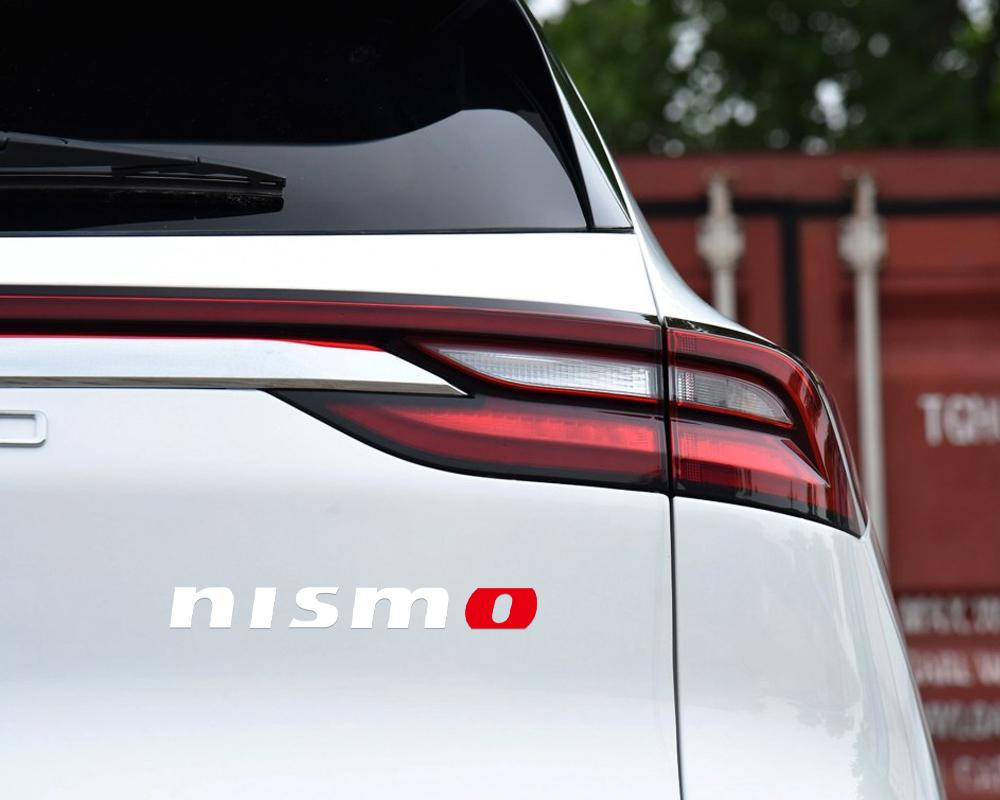 BQCABI1 2PCS Car Vinyl Reflective Sticker Rearview Mirror Body Door Decor Decal For Nissan Nismo X-Trail Qashqai Sylphy Note GTR Leaf