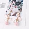 Lovely Ribbon Flower Keychain For Men Women Bag Car Key Holder Keyring Gifts