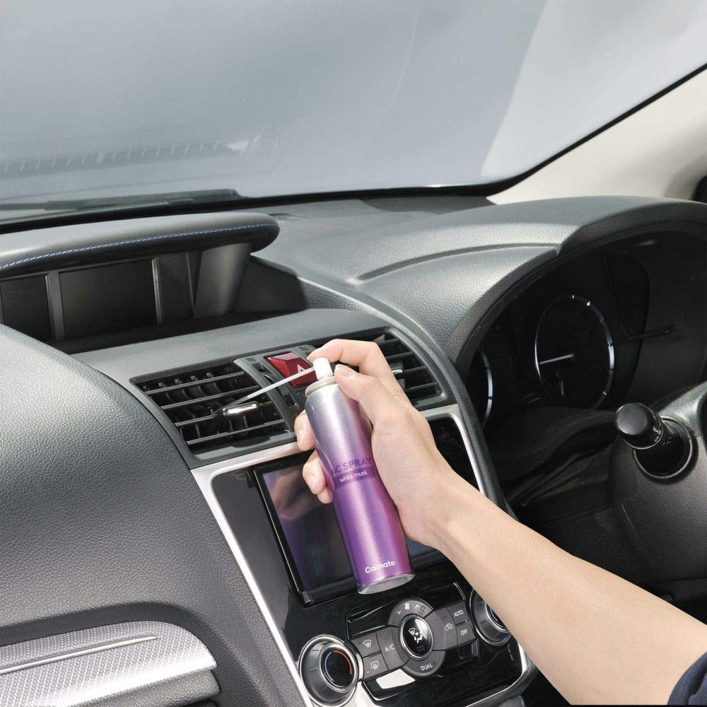 Carmate D257 Super Strong Air Conditioning , Silver, For Mildew Odors, White Musk