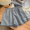 Elastic 2024 High Lace Summer Up Drawstring Women Shorts Wide Leg Sweat Short Fitness Running Shorts Loose Casual Green Sports Pants
