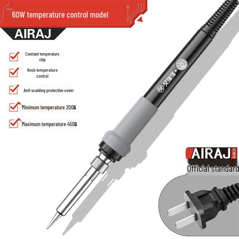 

Arizze Adjustable Temperature Soldering Iron Set - Household Repair Tool and Welding Pen