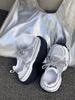 Thick-soled Paris Daddy Shoes Women's 2025 Summer New Leather Mesh Small Man Height Increase Breathable Mesh Casual Sports Shoes