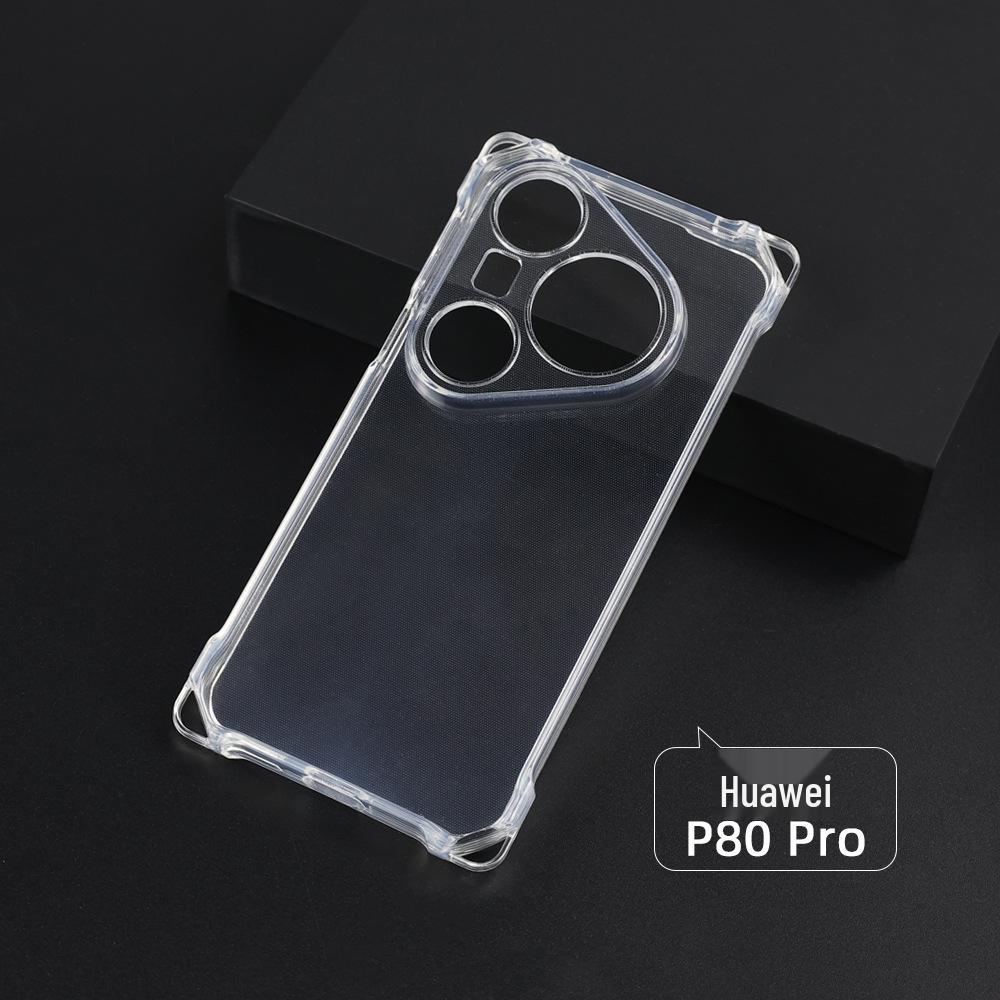 Huawei P80 Ultra Transparent Lanyard Case with Airbag Drop Protection